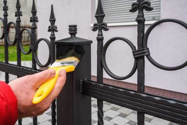 Wrought Iron Gate Refinishing